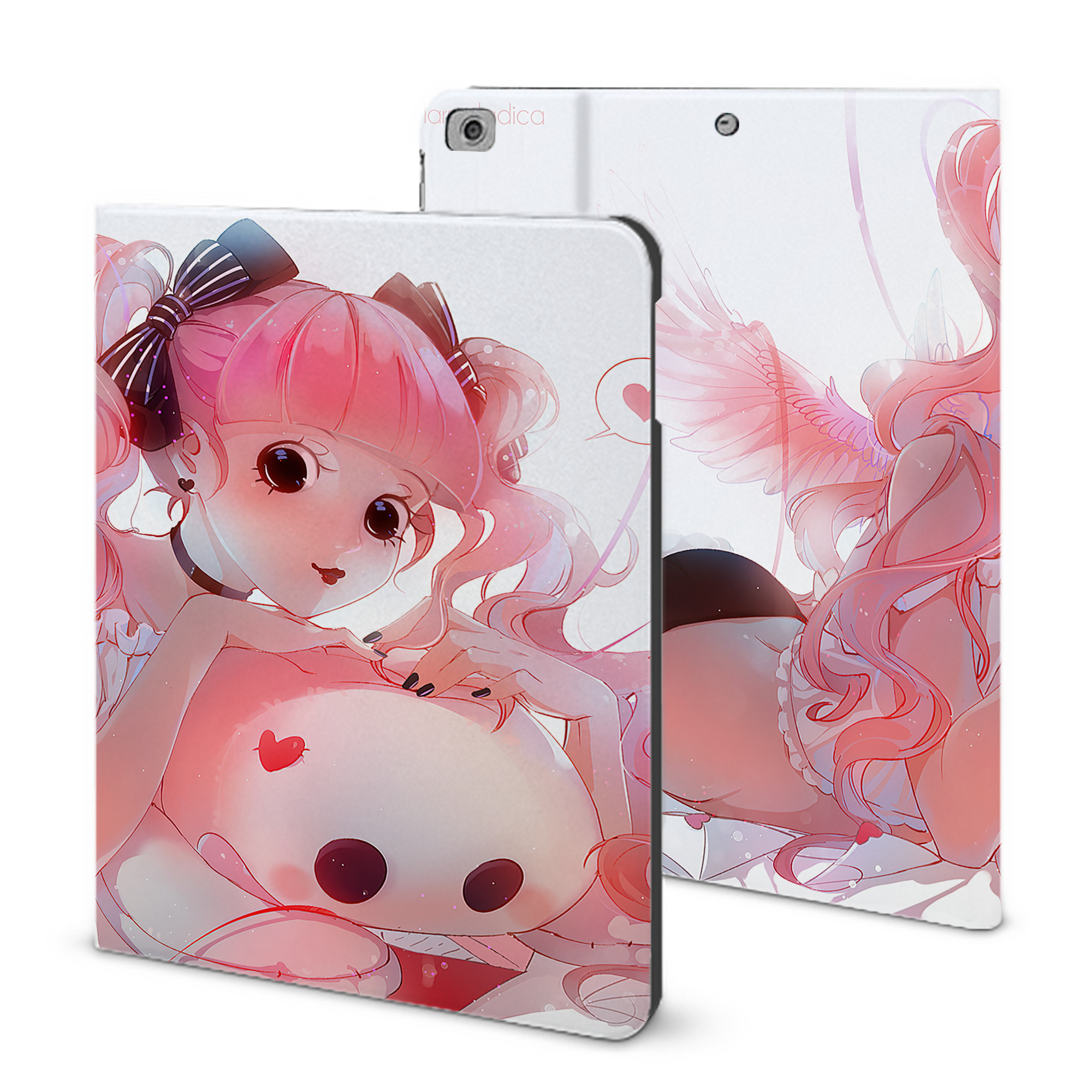 （画像用） ワンピース ONE PIECE IPad ケース ブック型 PUレザー TPU 耐衝撃 軽量 薄型 ペン収納なし 全面保護 IPad 各モデル対応